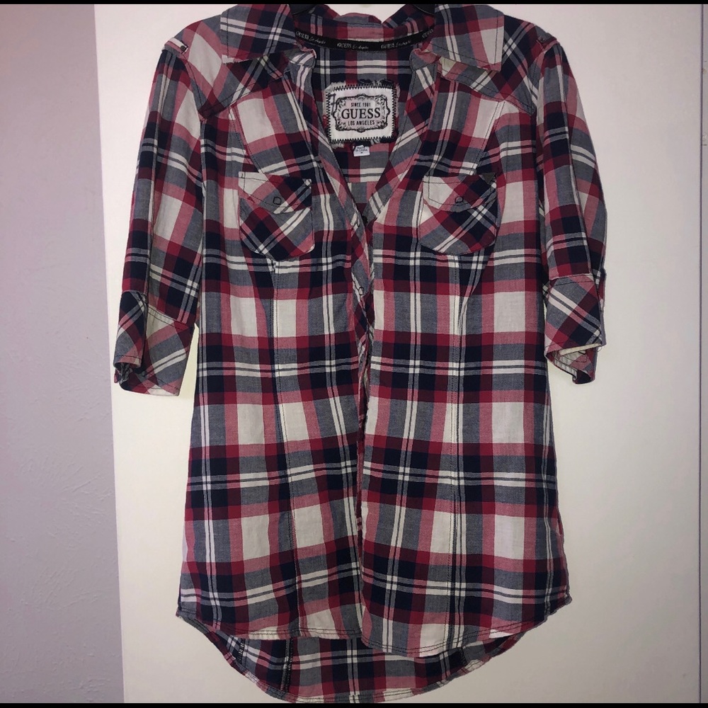 Guess Plaid Shirt